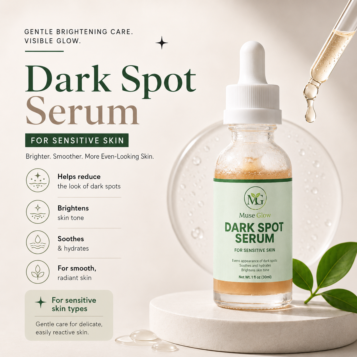 Dark Spot Serum for Sensitive Skin